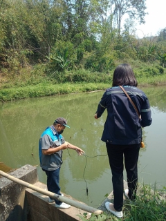 ไฟล์แนบ กปภ.สาขากาญจนบุรี เข้าตรวจวัดคุณภาพน้ำดิบ แหล่งต้นน้ำประปาภูเขาในพื้นที่ของ อบต.ปรังเผล 