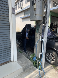 ไฟล์แนบ กปภ.สาขากาญจนบุรี ดำเนินการค้นหาท่อแตกรั่ว