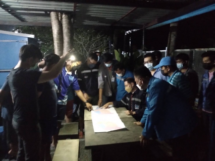 ไฟล์แนบ กปภ.สาขาภูเก็ต  ร่วมกับบริษัทบริษัท เอเชีย อินฟราสตรักเชอร์ แมเนจเม้นท์ (ประเทศไทย) จำกัด (โครงการจัดการลดน้ำสูญเสีย) ลงพื้นที่สำรวจหาท่อแตก ท่อรั่วโดยวิธี Step test ในเวลากลางคืน บริเวณพื้นที่ DMA-11-03 วัดสุวรรณคีรี