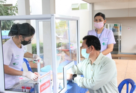 ไฟล์แนบ กปภ.ข.๗ ร่วมกิจกรรม ตรวจสุขภาพประจำปี ๒๕๖๕