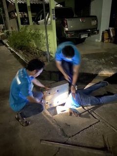 ไฟล์แนบ กปภ.สาขากำแพงเพชร เร่งลดน้ำสูญเสียอย่างเข้มข้น พบจุดไหนแตก ซ่อมทันที 