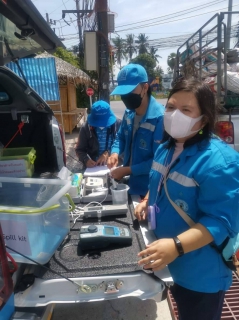 ไฟล์แนบ กปภ.สาขาภูเก็ต ร่วมกับงานควบคุมคุณภาพน้ำ 2 การประปาส่วนภูมิภาคเขต 4 เข้าเก็บตัวอย่างน้ำและทดสอบคุณภาพน้ำบริเวณพื้นที่ ต.กะรน ต.กะตะ ต.ฉลอง ต.ราไวย์ อ.เมืองภูเก็ต จ.ภูเก็ต  