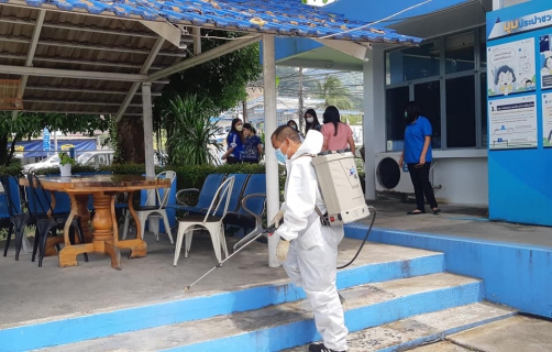 ไฟล์แนบ กปภ.สาขาระนอง เน้นย้ำมาตรการ ประสานความร่วมมือฉีดพ่นฆ่าเชื้อโควิด 19