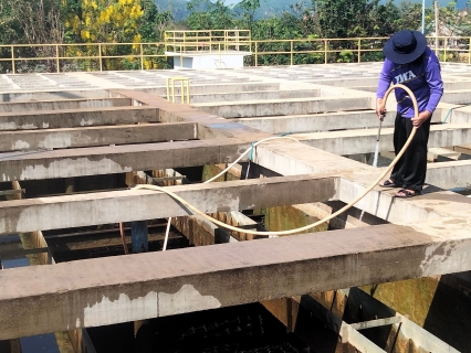 ไฟล์แนบ กปภ.สาขากาญจนบุรี ล้างถังตกตะกอนโรงกรองน้ำ ประจำเดือน มีนาคม 2565 