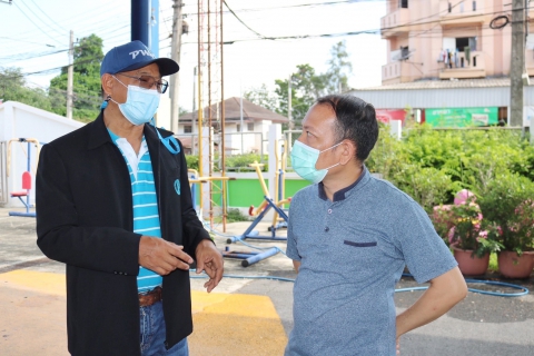ไฟล์แนบ กปภ.สาขาปทุมธานี ลงพื้นที่จัดโครงการ  มุ่ง-มั่น-เพื่อปวงชน เติมใจให้กัน  พร้อมให้บริการรับคำร้องขอติดตั้งมาตรวัดน้ำใหม่ให้แก่ประชาชน ในพื้นที่ ของ อบต.ลาดหลุมแก้ว  