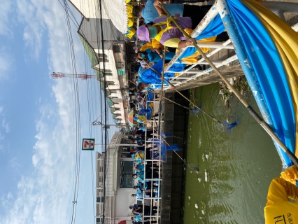 ไฟล์แนบ เข้าร่วมพิธีเปิดงานโครงการเทศบาลเมืองมหาสารคามรักษ์น้ำ (คลองสมถวิล)