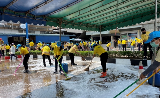 ไฟล์แนบ กปภ.สาขาขลุง เข้าร่วมกิจกรรมจิตอาสา พัฒนาย่านการค้าและตลาดชุมชน 
