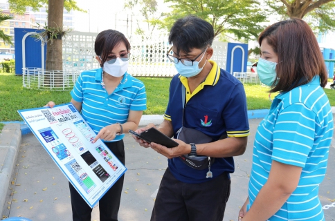 ไฟล์แนบ กปภ.สาขาปทุมธานี ร่วมพิธีเปิดตัวโครงการ 130 ปี กระทรวงมหาดไทย กปภ.อาสาดูแลประปาเพื่อปวงชน พร้อมทั้งจัดกิจกรรม เจอ จ่าย แจก เนื่องในวันคล้ายวันสถาปนากระทรวงมหาดไทย ครบ 130 ปี มอบของที่ระลึกของ กปภ. ให้แก่ประชาชน