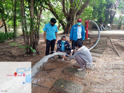 ไฟล์แนบ กปภ.สาขาภูเก็ต ร่วมกับบริษัทบริษัท เอเชีย อินฟราสตรักเชอร์ แมเนจเม้นท์ (ประเทศไทย) จำกัด (โครงการจัดการลดน้ำสูญเสีย) ลงพื้นที่บริเวณหมู่บ้านโบ๊ทลากูน ต.เกาะแก้ว อ.เมืองภูเก็ต จ.ภูเก็ต ดำเนินการเปิดล้างระบายตะกอนในเส้นท่อจ่ายน้ำ (Blow off) ผ่านหัวดับเพลิง 