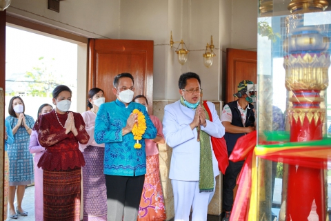 ไฟล์แนบ การประปาส่วนภูมิภาคสาขาชุมพร ร่วมกิจกรรมสักการะเสาหลักเมืองจำลอง พิธีบวงสรวง และสมโภชเสาหลักเมืองจังหวัดชุมพร ประจำปี 2565