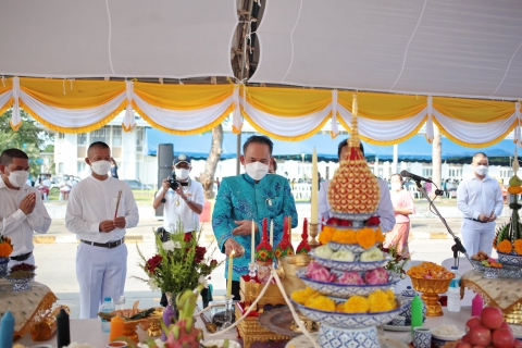 ไฟล์แนบ การประปาส่วนภูมิภาคสาขาชุมพร ร่วมกิจกรรมสักการะเสาหลักเมืองจำลอง พิธีบวงสรวง และสมโภชเสาหลักเมืองจังหวัดชุมพร ประจำปี 2565