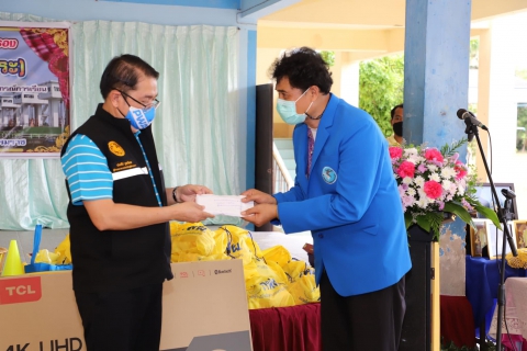ไฟล์แนบ กปภ.ข.4 ลงพื้นที่บริการน้ำดื่มเพื่อบริการประชาชน งานเททองหล่อพระประธาน