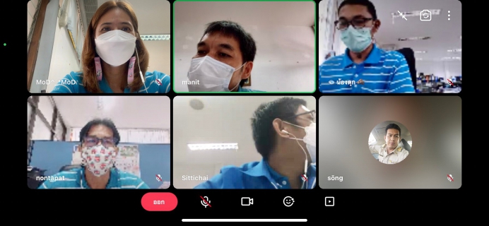 ไฟล์แนบ กองระบบจำหน่าย กปภ.ข.4 จัดกิจกรรมสนทนายามเช้า Morning Talk ครั้งที่ 6/2565 ในรูปแบบ VDO Conference 