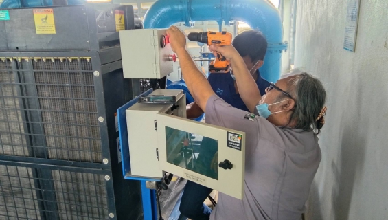 ไฟล์แนบ กปภ.สาขาท่ามะกา ตรวจสอบเครื่องจักรกลและอุปกรณ์ในระบบผลิต พร้อมปรับปรุงระบบไฟฟ้าแสงสว่าง สถานีผลิตน้ำท่าม่วง วันที่ 12 เมษายน 2565