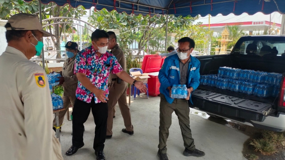 ไฟล์แนบ กปภ.สาขาอู่ทอง ร่วมสนับสนุนน้ำดื่มสำหรับจุดบริการประชาชน ช่วงเทศกาลสงกรานต์ ปี 2565