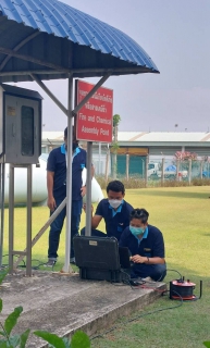 ไฟล์แนบ กปภ.สาขารังสิต(พ) เข้าร่วมการทดสอบความเที่ยงตรงของมาตรวัดน้ำหลักสถานีจ่ายน้ำหมู่บ้านเมืองเอก (R-5) ในการทดสอบความคลาดเคลื่อนและความเที่ยงตรงของอุปกรณ์