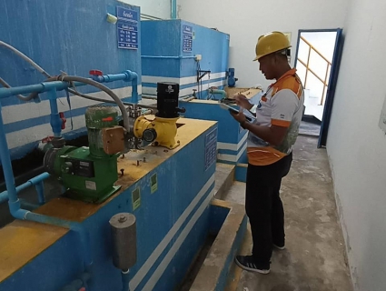 ไฟล์แนบ กปภ.สาขากาญจนดิษฐ์ ดำเนินการบำรุงรักษาเชิงป้องกัน Preventive Maintenance (PM) ตามแผน ประจำเดือนเมษายน  2565 ตรวจเช็ค/ซ่อมบำรุง และบันทึกระบบฐานข้อมูลเครื่องจักร/อุปกรณ์ระบบผลิต
