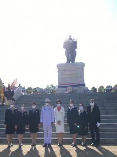 ไฟล์แนบ กปภ.สาขาพนมทวน ร่วมพิธี  วันคล้ายวันสวรรคตของสมเด็จพระนเรศวรมหาราช