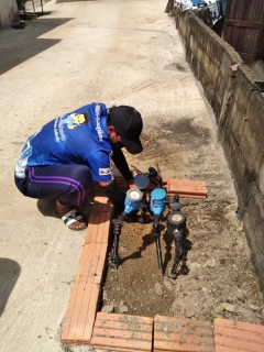 ไฟล์แนบ กปภ.สาขาบ้านตาขุน ลงพื้นที่สุ่มมาตรวัดน้ำของลูกค้า ตรวจสอบมาตรและรายงานมาตร 0 หน่วย