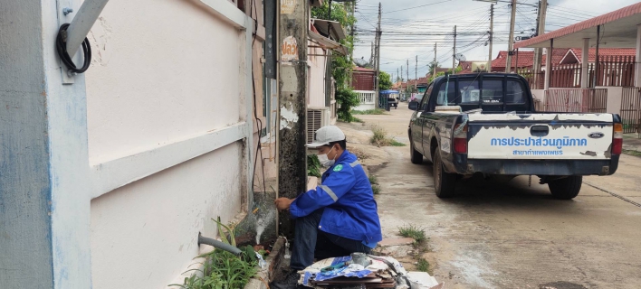 ไฟล์แนบ กปภ.สาขากำแพงเพชร ครองที่หนึ่งในใจลูกค้า เร่งตรวจสอบประตูน้ำรั่ว ลูกค้าชื่นชม !!บริการรวดเร็ว