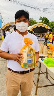 ไฟล์แนบ การประปาส่วนภูมิภาคสาขาชุมพร เข้าร่วมกิจกรรมทำบุญตักบาตร เนื่องในวันฉัตรมงคล ณ ลานเทศบาลเมืองชุมพร