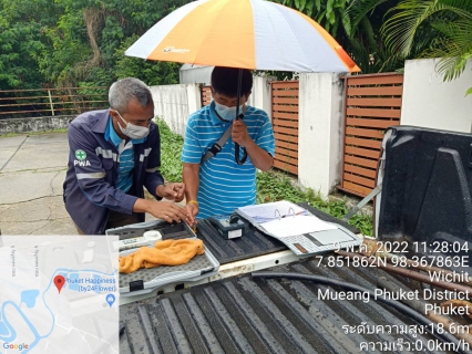ไฟล์แนบ กปภ.สาขาภูเก็ต ลงพื้นที่ตรวจสอบคุณภาพน้ำบริเวณหมู่บ้าน พนาสนธิ์วิลล่าบ่อแร่ ต.วิชิต อ.เมืองภูเก็ต