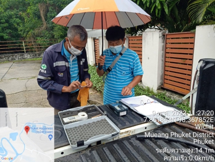 ไฟล์แนบ กปภ.สาขาภูเก็ต ลงพื้นที่ตรวจสอบคุณภาพน้ำบริเวณหมู่บ้าน พนาสนธิ์วิลล่าบ่อแร่ ต.วิชิต อ.เมืองภูเก็ต