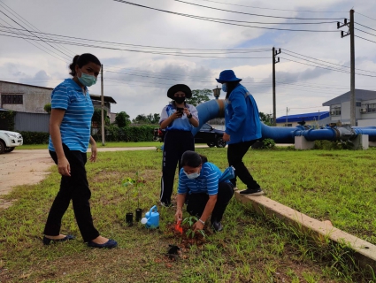 ไฟล์แนบ การประปาส่วนภูมิภาคสาขากาญจนดิษฐ์ ดำเนินการจัดกิจกรรมโครงการ กปภ.ปลูกป่าเพื่อแผ่นดิน เทิดพระเกียรติพระบาทสมเด็จพระบรมชนกาธิเบศร มหาภูมิพลอดุลยเดชมหาราช บรมนาถบพิตร ปี 2565