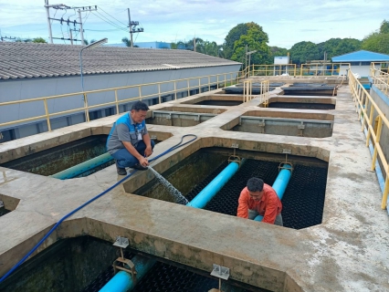 ไฟล์แนบ กปภ.สาขากาญจนบุรี ล้างถังตกตะกอนโรงกรองน้ำ ประจำเดือน พฤษภาคม 2565 