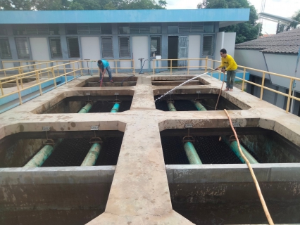 ไฟล์แนบ กปภ.สาขากาญจนบุรี ล้างถังตกตะกอนโรงกรองน้ำ ประจำเดือน พฤษภาคม 2565 