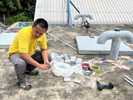 ไฟล์แนบ กปภ.สาขาสมุทรสงคราม  ลงพื้นที่ตรวจสอบและปรับปรุงระบบไฟฟ้า ณ สถานีจ่ายน้ำบางคนที
