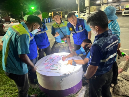 ไฟล์แนบ การประปาส่วนภูมิสาขาจันดี ลงพื้นที่เดินสำรวจหาท่อแตก-ท่อรั่ว ประจำเดือน พฤษภาคม 2565