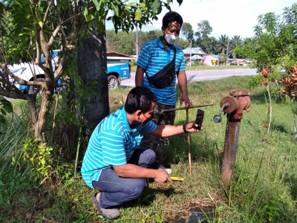 ไฟล์แนบ การประปาส่วนภูมิภาคสาขาคลองท่อม  ลงพื้นที่&#8203;เพื่อดำเนินการตรวจวัดแรงดันน้ำ บริเวณพื้นที่ตำบลคลองพน อำเภอคลองท่อม จังหวัดกระบี่