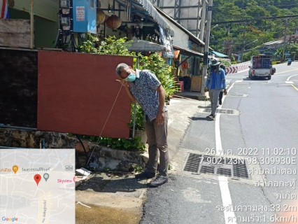 ไฟล์แนบ กปภ.สาขาภูเก็ต ลงพื้นที่สำรวจหาท่อแตกท่อรั่วเชิงรุก (ALC) บริเวณวัดสุวรรณคีรีวงก์ ต.ป่าตอง อ.กะทู้ 