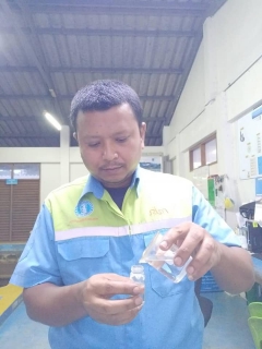 ไฟล์แนบ กปภ.สาขาระนอง ตรวจสอบคุณภาพน้ำ สร้างความเชื่อมั่นกระบวนการผลิตน้ำประปา