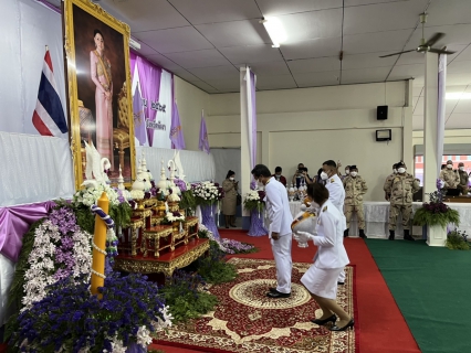 ไฟล์แนบ กปภ.สาขาตะกั่วป่า ร่วมพิธีถวายเครื่องราชสักการะและวางพานพุ่ม กิจกรรมเฉลิมพระเกียรติสมเด็จพระนางเจ้าสุทิดา พัชรสุธาพิมลลักษณ พระบรมราชินี เนื่องในโอกาสวันเฉลิมพระชนมพรรษา 3 มิถุนายน 2565