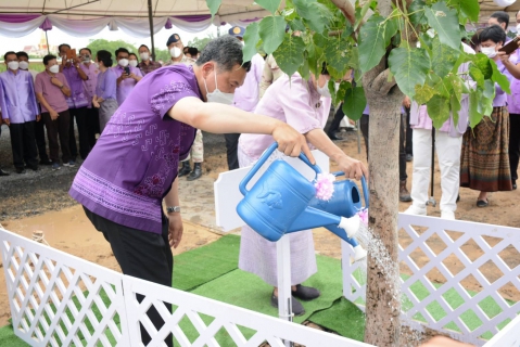 ไฟล์แนบ กปภ.สาขาธัญบุรี ร่วมกิจกรรมปลูกต้นไม้พันธุ์ไม้มงคลพระราชทานประจำจังหวัด 77 จังหวัด และต้นไม้ในพุทธประวัติ เฉลิมพระเกียรติ สมเด็จพระนางเจ้าสุทิดา พัชรสุธาพิมลลักษณ พระบรมราชินี เนื่องในโอกาสวันเฉลิมพระชนมพรรษา 3 มิถุนายน 2565