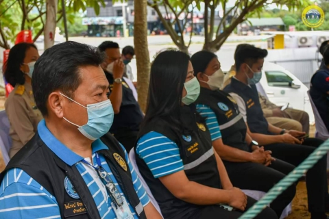 ไฟล์แนบ กปภ.สาขากาญจนบุรี เข้าร่วมพิธีปิดโรงพยาบาลสนามจังหวัดกาญจนบุรี (ศูนย์ OTOP อบจ.กาญจนบุรี)