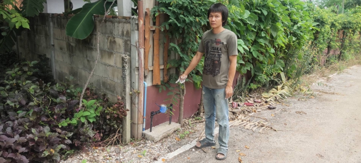 ไฟล์แนบ Mr.ประปา ตรวจสอบน้ำไม่ไหล พบปิดประตูน้ำไว้ ให้คำแนะนำตรวจสอบด้วยตนเอง 