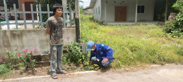ไฟล์แนบ Mr.ประปา ตรวจสอบน้ำไม่ไหล พบปิดประตูน้ำไว้ ให้คำแนะนำตรวจสอบด้วยตนเอง 