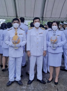 ไฟล์แนบ การประปาส่วนภูมิภาคสาขาทุ่งสง ร่วมพิธีถวายราชสักการะและวางพานพุ่ม และพิธีจุดเทียนชัยถวายพระพรชัยมงคล เนื่องในโอกาสวันเฉลิมพระชนมพรรษาสมเด็จพระนางเจ้าฯ พระบรมราชินี