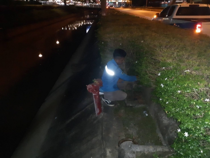 ไฟล์แนบ  กปภ.สาขานครศรีธรรมราช ลงพื้นที่ทำ Step test และเดินสำรวจเพื่อค้นหาท่อประปาแตก/รั่ว