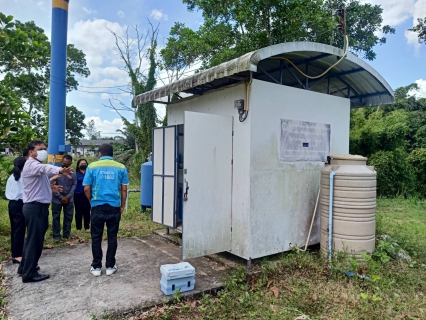 ไฟล์แนบ กปภ.สาขาคลองท่อมให้คำแนะนำเกี่ยวกับระบบประปาภายใน แก่ โรงเรียนพรุดินน
