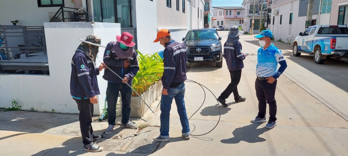 ไฟล์แนบ กปภ.สาขาปราณบุรี ลงพื้นที่ออกหาท่อแตก-ท่อรั่ว เชิงรุก (Active Leak Control) ตรวจสอบปัญหาน้ำไหลอ่อน พร้อมแก้ไขทันที  ตามแผนลดน้ำสูญเสีย บริเวณ วนอุทยานปราณบุรี หมู่บ้านเขาเต่า  หมู่บ้านเบญจพาส ตำบลวังก์พง และตำบลปากน้ำปราณ อำเภอปราณบุรี จังหวัดประจวบฯ 