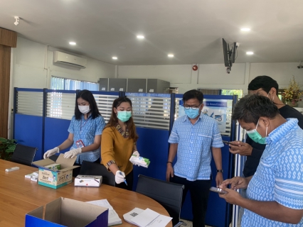 ไฟล์แนบ กปภ.สาขาพนมทวน ดำเนินการตรวจเชิงรุกหาเชื้อโควิด-19 ด้วยการตรวจ ANTIGEN TEST KIT (ATK)