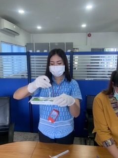 ไฟล์แนบ กปภ.สาขาพนมทวน ดำเนินการตรวจเชิงรุกหาเชื้อโควิด-19 ด้วยการตรวจ ANTIGEN TEST KIT (ATK)