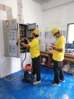 ไฟล์แนบ กปภ.สาขากาญจนดิษฐ์ ดำเนินการบำรุงรักษาเชิงป้องกัน Preventive Maintenance (PM) ตามแผน ประจำเดือน มิถุนายน 2565 ตรวจเช็ค/ซ่อมบำรุงตู้คอนโทรล และบันทึกระบบฐานข้อมูลเครื่องจักร/อุปกรณ์ระบบผลิต 