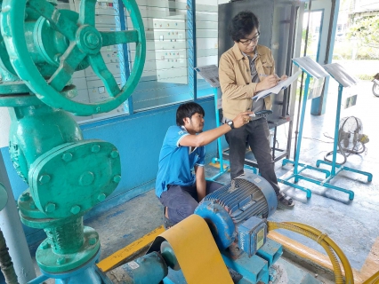ไฟล์แนบ วันอังคารที่ 21 มิถุนายน 2565 กปภ.สาขากาญจนดิษฐ์ โดยนายสุรพงศ์  สมหวัง ผู้จัดการ กปภ.สาขากาญจนดิษฐ์ มอบหมายนายอัครเดช เพ็ชรโชติ หัวหน้างาน 8 งานผลิต พร้อมพนักงานในสังกัด ร่วมกับพนักงานจาก กองระบบผลิตและควบคุมคุณภาพน้ำ กปภ.เขต 4 สุราษฎร์ธานี เข้าตรวจสอบบำรุงรักษาปั๊มสูบน้ำแรงสูงและปั๊มสูบน้ำแรงต่ำ ระบบเครื่องจักรกล และระบบไฟฟ้า ประจำปี 2565 ตามแผนการบำรุงรักษาประจำปี 2565  ณ สถานีผลิตน้ำวิภาวดี  อำเภอดอนสัก จังหวัดสุราษฎร์ธานี