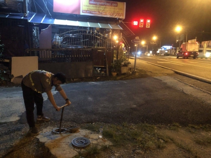 ไฟล์แนบ กปภ.สาขาภูเก็ต  ร่วมกับบริษัท เอเชีย อินฟราสตรักเชอร์ แมเนจเม้นท์ (ประเทศไทย) จำกัด ลงพื้นที่สำรวจหาท่อแตก ท่อรั่วโดยวิธี Step test ในเวลากลางคืนพร้อมกับโบลว์น้ำในเส้นท่อ บริเวณพื้นที่ DMA-01 โรงกรองเข้งหงวน