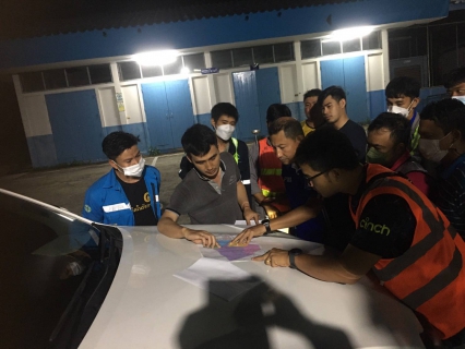 ไฟล์แนบ กปภ.สาขาภูเก็ต  ร่วมกับบริษัท เอเชีย อินฟราสตรักเชอร์ แมเนจเม้นท์ (ประเทศไทย) จำกัด ลงพื้นที่สำรวจหาท่อแตก ท่อรั่วโดยวิธี Step test ในเวลากลางคืนพร้อมกับโบลว์น้ำในเส้นท่อ บริเวณพื้นที่ DMA-01 โรงกรองเข้งหงวน